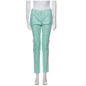 MICHAEL MICHAEL KORS Animal Print Straight Leg Pants Size: XS | US 2